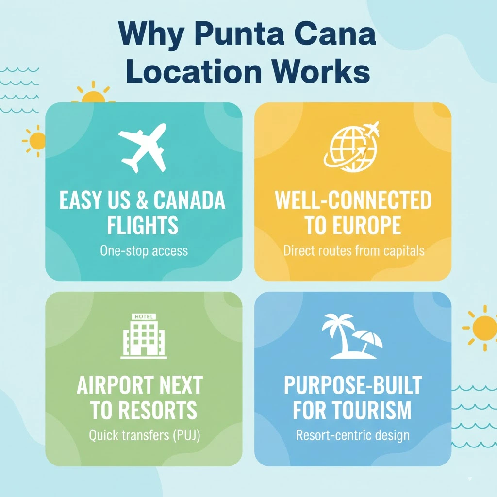 Why punta can location works chart