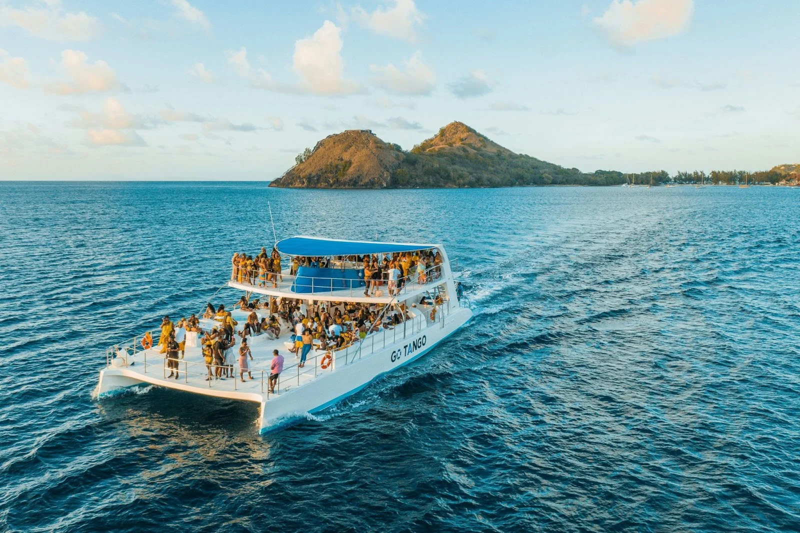 Rented party boat in Punta Cana