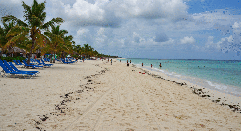 most popular Punta Cana beach is Bávaro