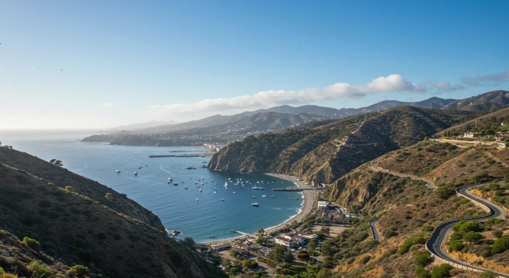 Beautiful view Catalina Island