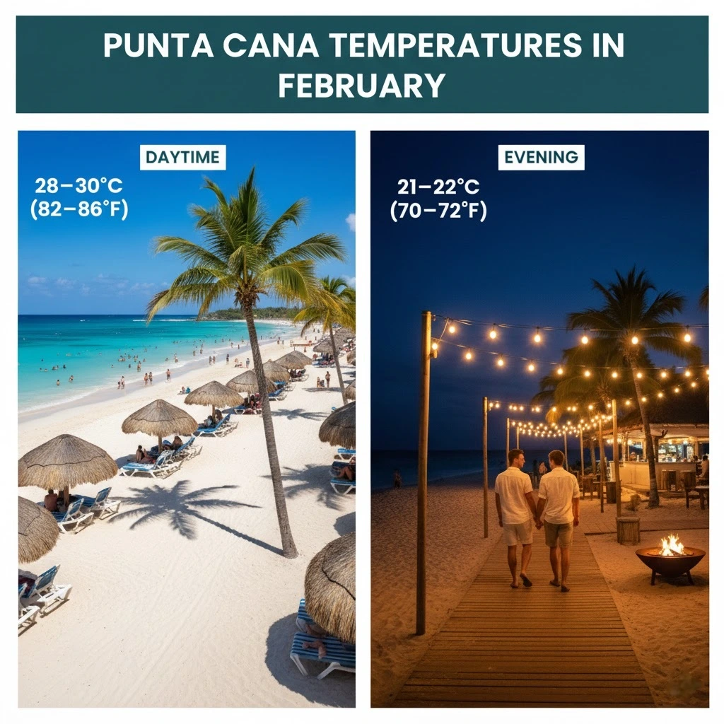 Punta Cana Temperatures in February