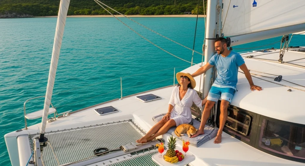 Couples Can Maximise the Experience Including a Catamaran