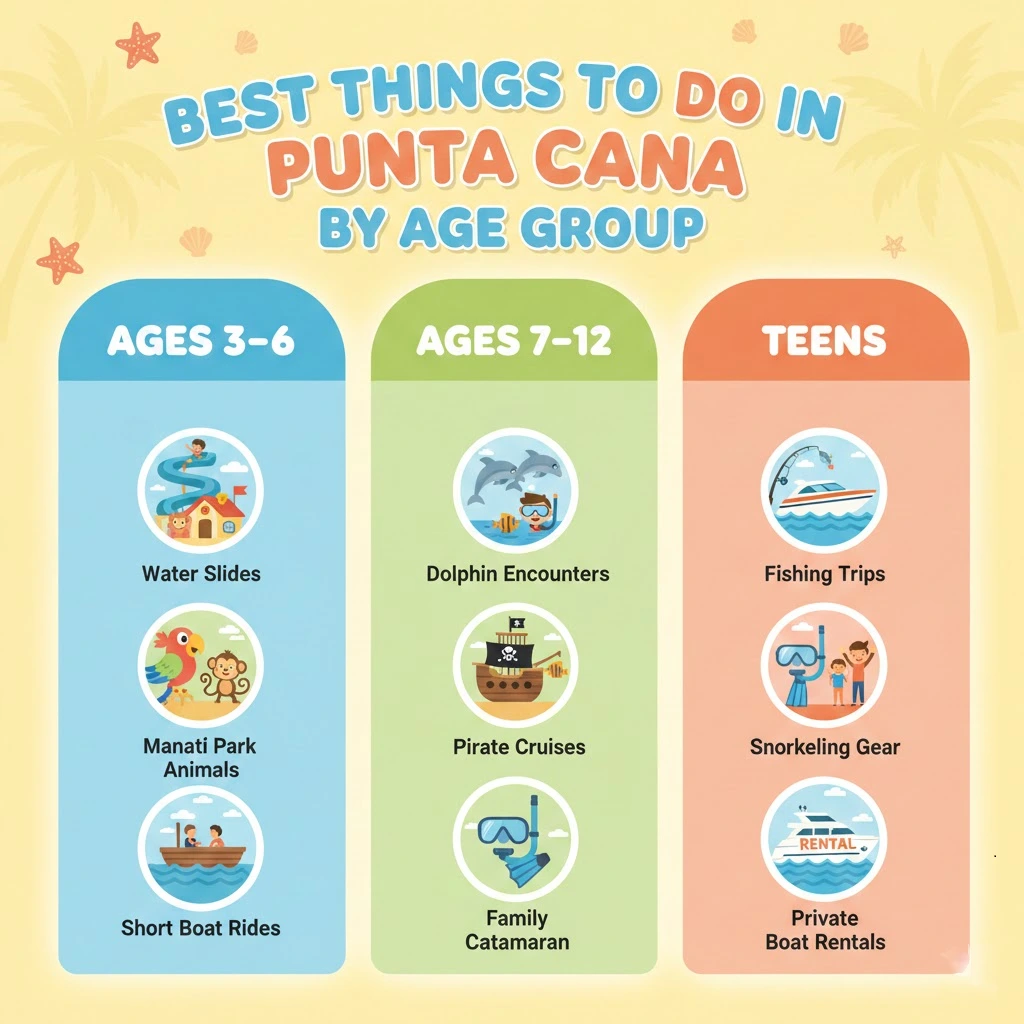 Best things to do in Punta cana with kids by age group