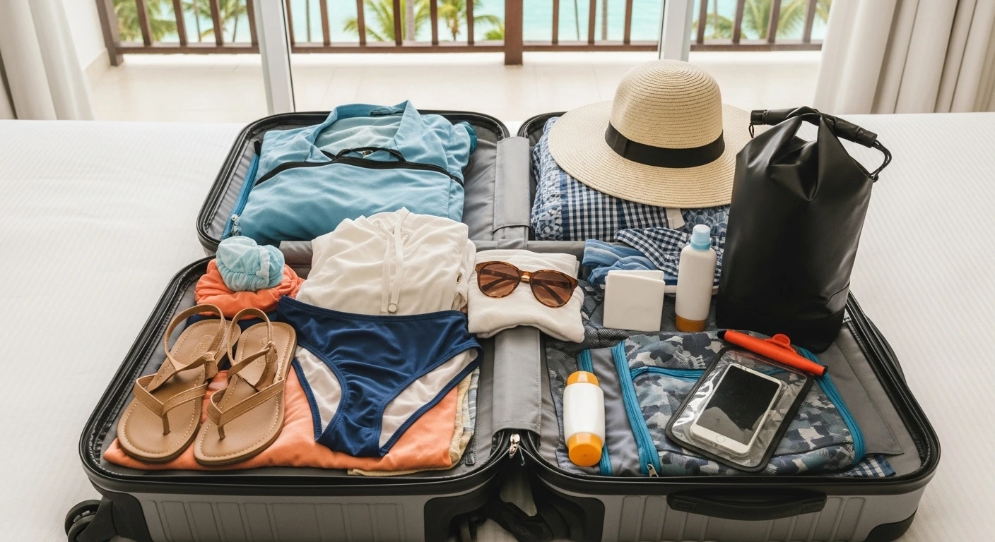 Packing essentials for Punta Cana Dominican Republic beach vacation