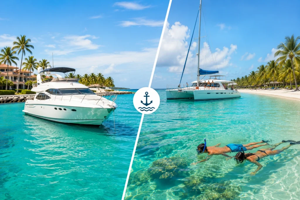 catamaran and water activities