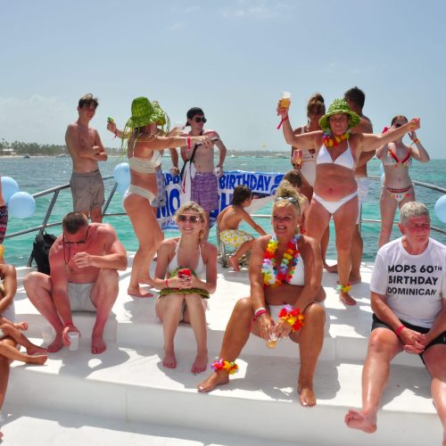 birthday party on catamaran