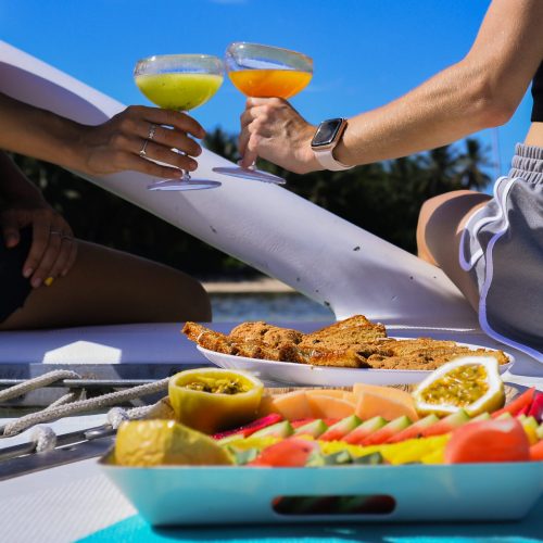 catamaran food drinks