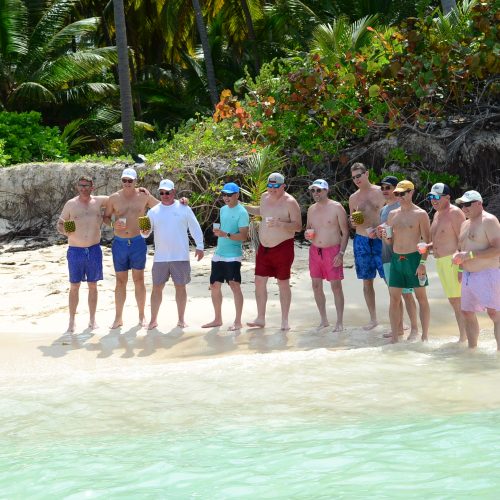 friends on beach