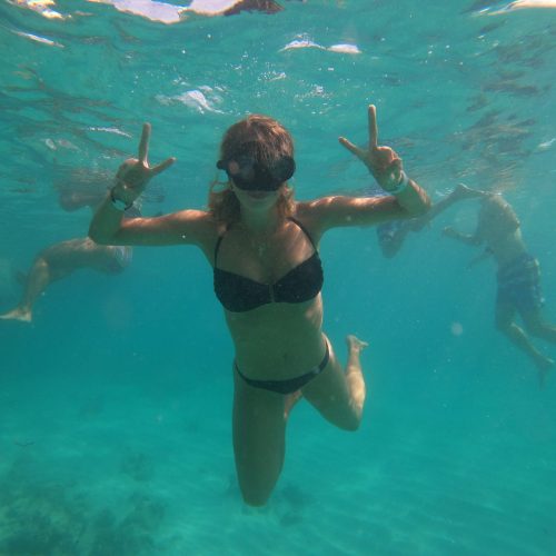underwater snorkeling
